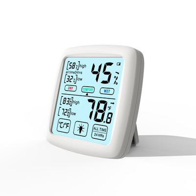 Good price Hygromètre à piles électronique de thermomètre numérique avec des boutons d'écran tactile d'affichage à cristaux liquides en ligne