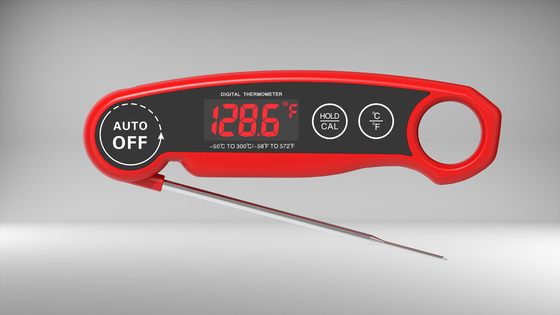 acheter Le thermomètre de cuisson de viande de batterie rechargeable affichage à LED le thermomètre de viande imperméable online manufacture