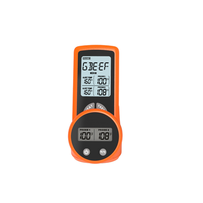 Good price Thermomètre lu rapide de nourriture de Digital avec de doubles sondes pour le four de fumeur de liquides en ligne