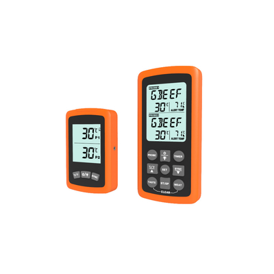 Good price Deux nourriture sans fil de gril de barbecue du thermomètre 433mhz de sonde en ligne