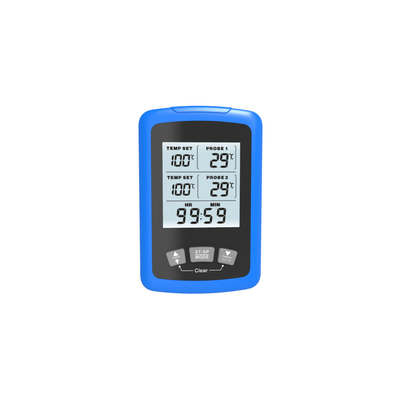 Good price 2 thermomètre de viande de deux sondes pour faire cuire le boeuf Oven Kitchen de bifteck de BARBECUE en ligne