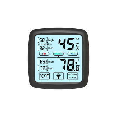 Good price Mesure d'intérieur d'humidité d'hygromètre de thermomètre numérique de pièce pour l'incubateur 24h en ligne