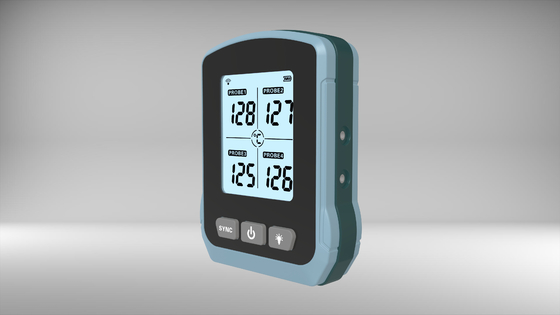 Good price Grillez tout entier d'appli sans fil d'Android de 4 la transmission de fond thermomètres de viande de sonde en ligne