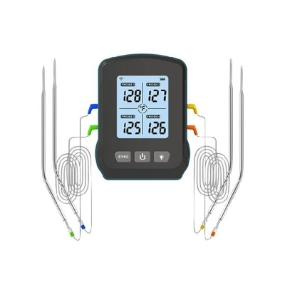 Good price Thermomètre de viande de Digital de 4 sondes avec les sondes multiples d'appli en ligne