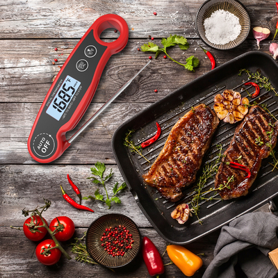 Good price Le thermomètre de viande indiqué instantané de Digital imperméabilisent ultra-rapide avec le calibrage de contre-jour en ligne