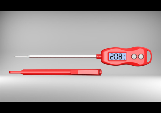Good price Thermomètre de viande imperméable de preuve de chaleur avec le fonctionnement d'hamburger de sonde lavé à l'eau en ligne
