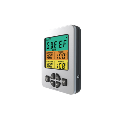 Good price Sondes sans fil du thermomètre de viande de Digital de long terme 2 avec l'alarme pour le fumeur en ligne